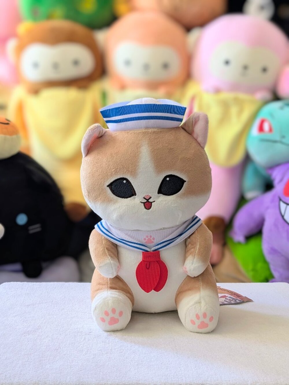 Round 1 Mofusand 11" Sailor Meow Orange Cat Plush